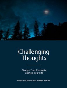 challenging thoughts workbook cover