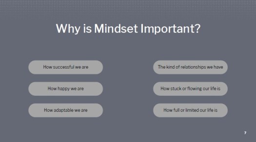 why is mindset important?