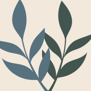 favicon - two leaves blue and green